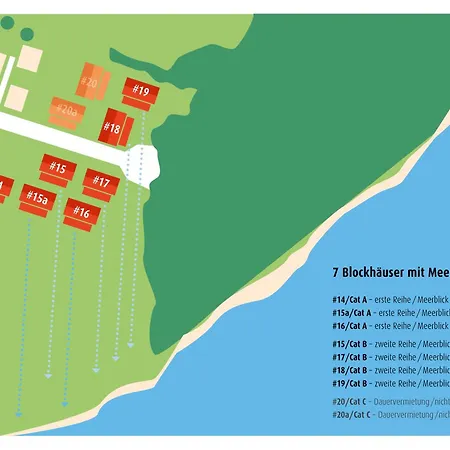 Blockhaus Christoph Columbus - Meerblick *