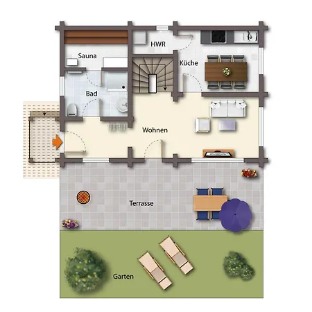 Blockhaus Christoph Columbus - Meerblick بيت للعطل ساسنيتز